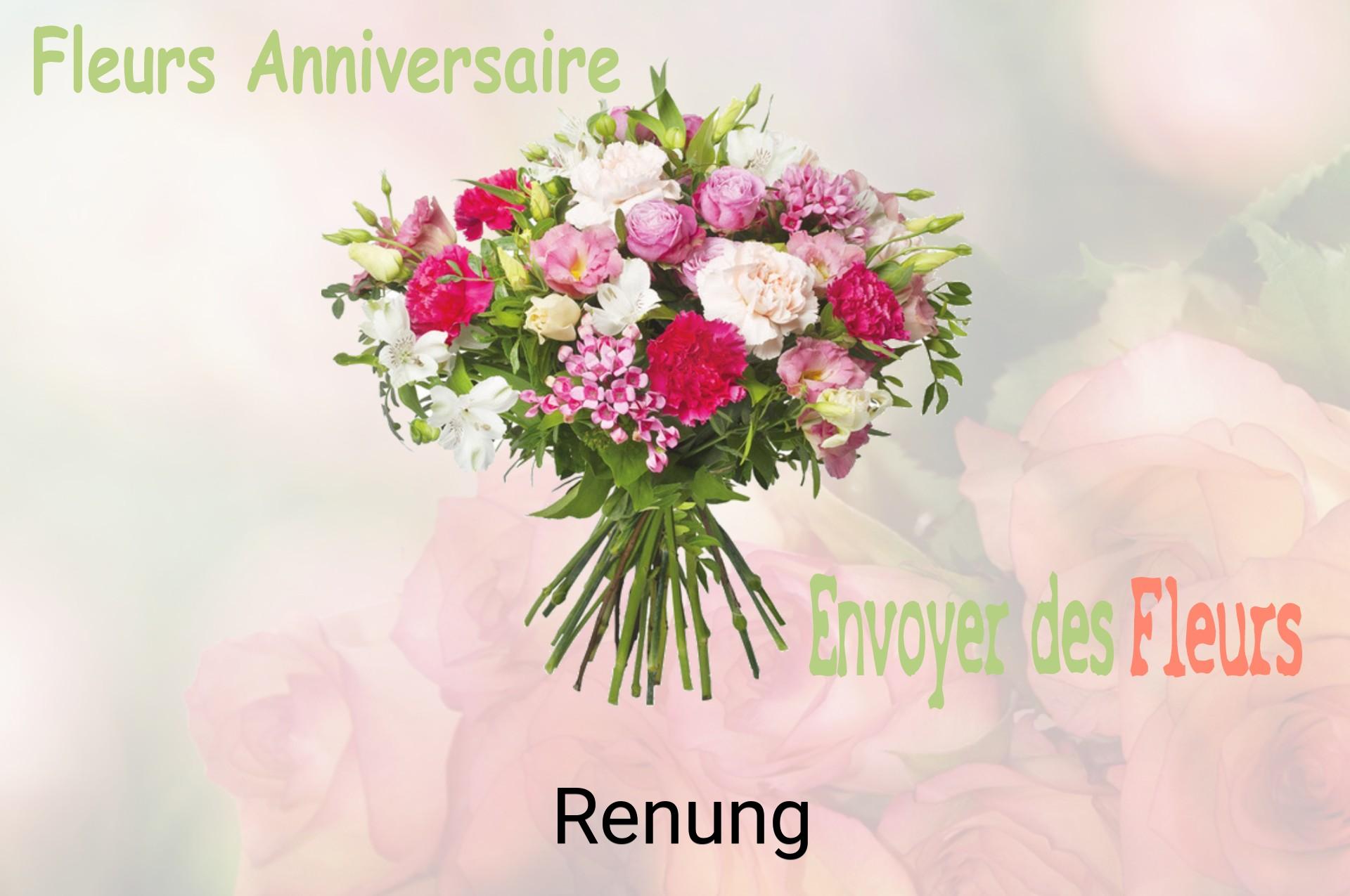 Bouquet de fleurs d’anniversaire livré à Renung