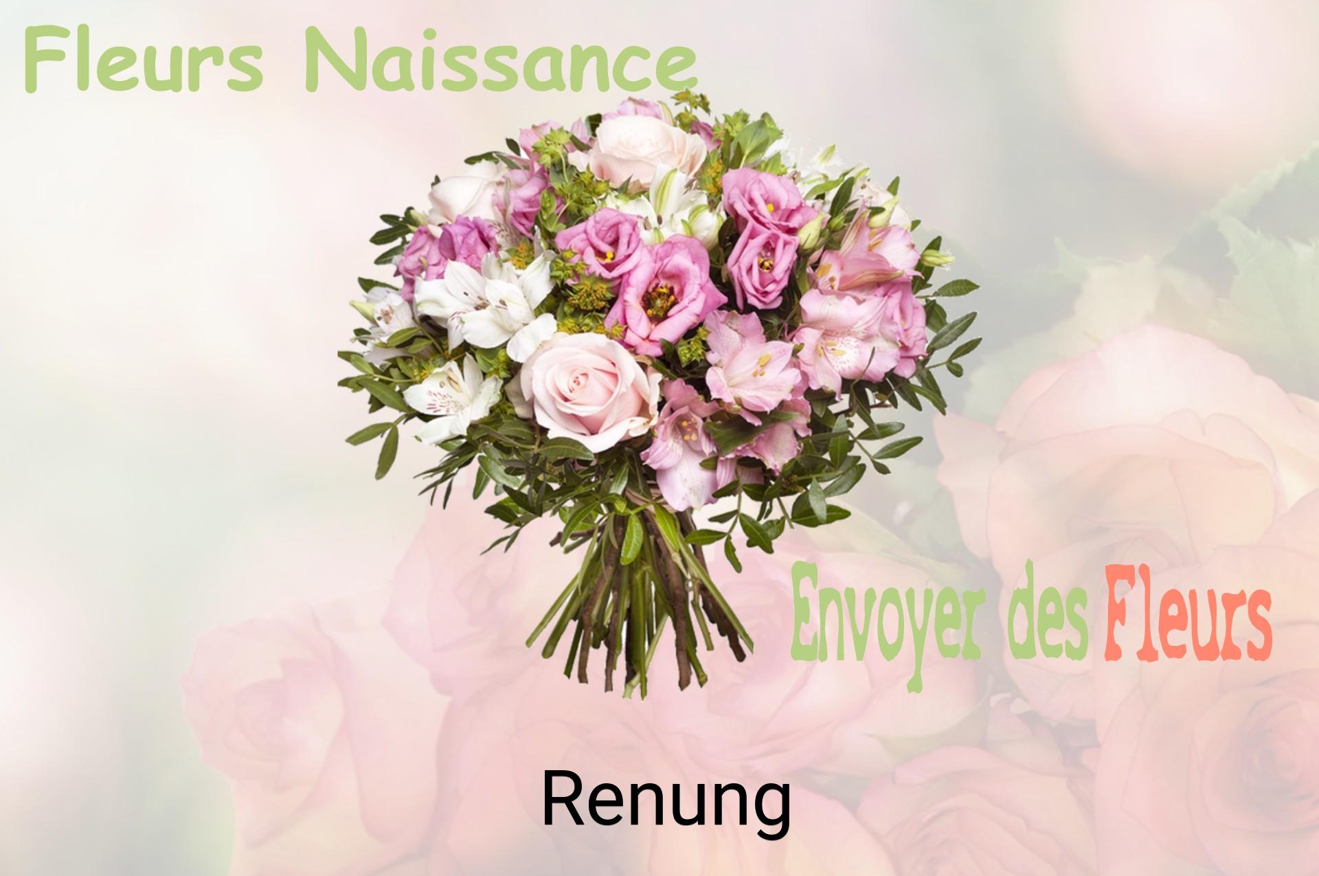 Bouquet de fleurs de naissance livré à Renung